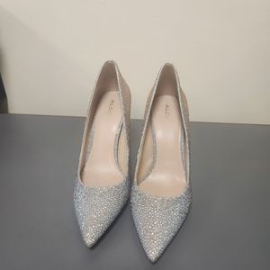 ALDO Rhinestone Pumps Stiletto evening shoes Sz 10